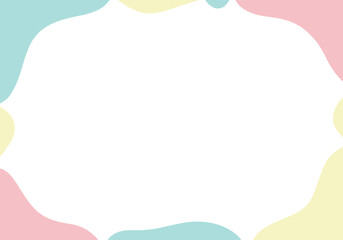 春色の幾何学フレーム