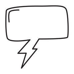 Naklejka premium bubble talk transparent background