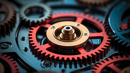 Industrial machines create gears with charming fuzzy aesthetics