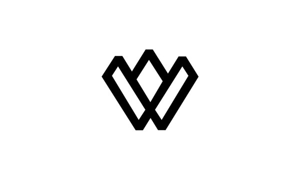 W logo vector
