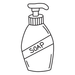 soap doodle icon transparent background