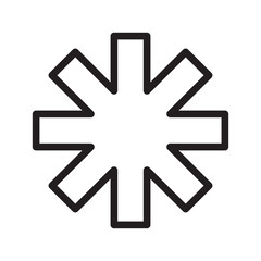 star y2k graphic element icon transparent background