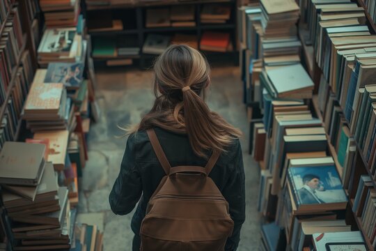 Exploring the endless aisles of a library