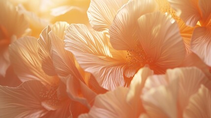 Sunlit Petals: Golden rays caress each sakura petal, illuminating their soft, blush hues in a radiant display of nature's artistry.