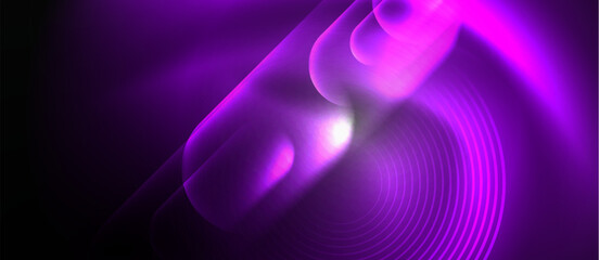 Glowing light neon shiny background. Vector Illustration For Wallpaper, Banner, Background, Card, Book Illustration, landing page