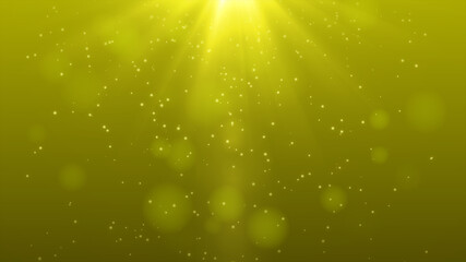 beautiful golden glitter shiny particle rain motion light luminance illustration night background,...