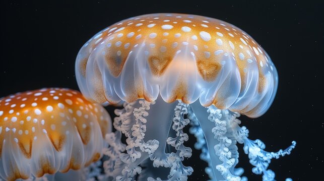 (also known as common jellyfish, moon jellyfish, saucer jelly, Cnidaria, Scyphozoa).