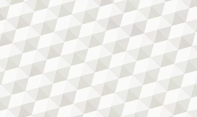 Modern white hexagonal pyramids pattern background, 3D geometric tiles. White hexagons with volume effect. Abstract geometric design for cover, book, poster, flyer, website, advertising. Vector EPS10. - obrazy, fototapety, plakaty