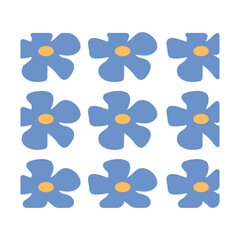 Abstract Groovy Flower