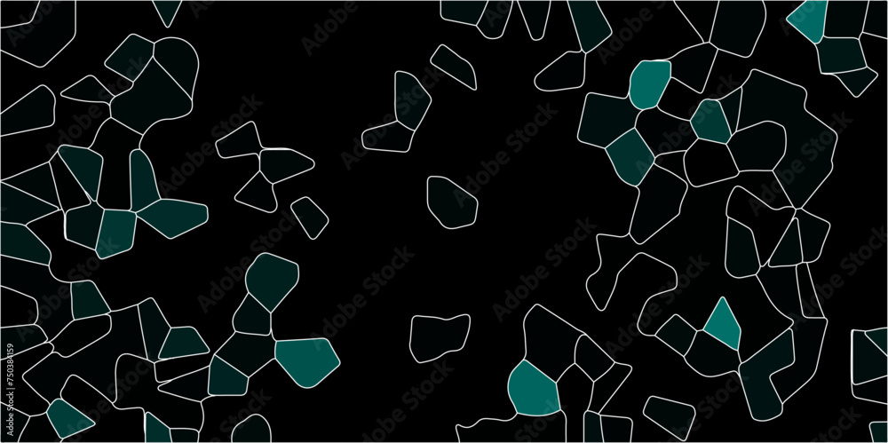 Poster Abstract grid-like backdrop of hexagon tiles in architecture and construction, resembling a seamless honeycomb pattern in a 3D geometric structure. Backdrop of hexagon tiles in architecture and const