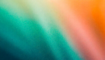 Fototapeta premium Tropical Escape: Abstract Grainy Texture with Orange, Teal, Green, and Pink Hues