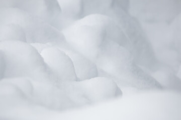 Abstract fresh white soft snow winter Christmas background