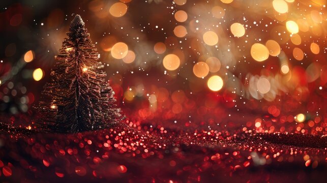 Christmas lights and bokeh backgrounds