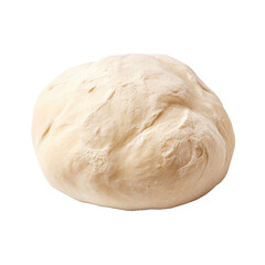 Fototapeta na wymiar Raw dough isolated on transparent a white background 