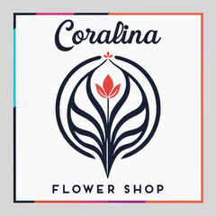 Logo design for a flower shop