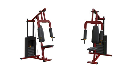 isolated, Chest, Shoulder, Traps, Pecs, Rear Delts, Upper Back Functional Trainer