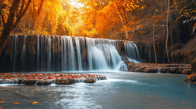 waterfall in the park © Sundas