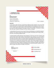 Modern business and corporate letterhead template. red gradient color template and white color background. Gradient luxury letterhead. Professional creative letterhead template design for business.