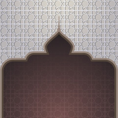 Ramadan background with beautiful islamic pattern