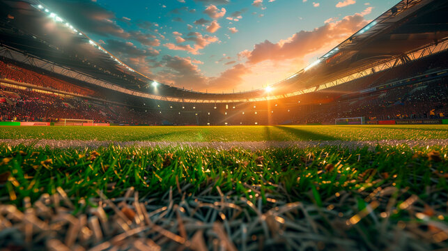 Fototapeta stadium for soccer tournament