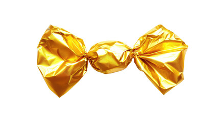 Gold wraping chocolate isolated on transparent background.png