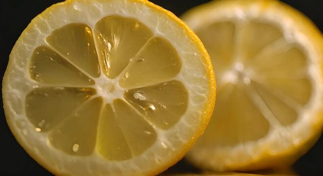 Lemons in the Spotlight, A Play of Light and Shadow on Citrus Fruit