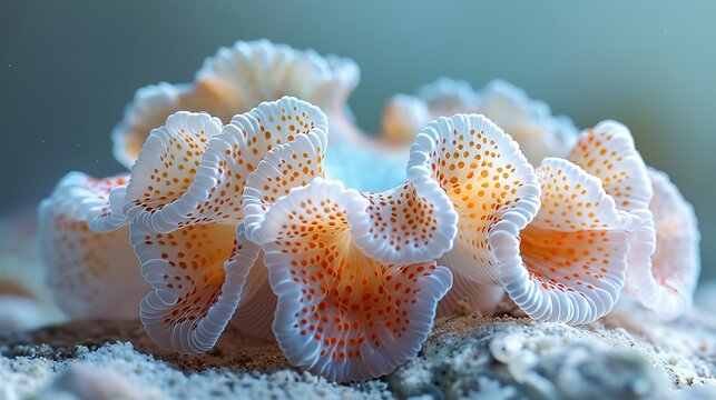 Turbinaria peltata is a giant hard coral