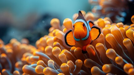 Fish anemones - obrazy, fototapety, plakaty
