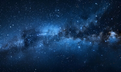 Obraz premium the night sky under the stars, Generative AI 