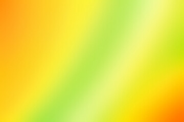 Citrus Zest: Abstract Color Yellow, turning into bright orange and light green Gradient Background in Lemon Sorbet Tones