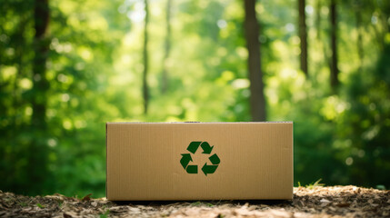 Eco-friendly Packaging in Lush Forest - 750407500
