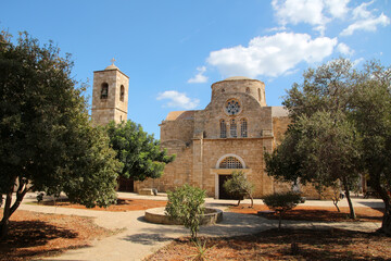 The St. Barnabas Monastery on the island of Cyprus which was built around the alleged tomb of...