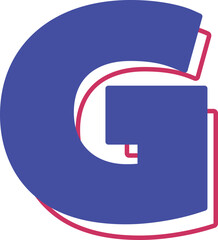 partriotic usa letter g