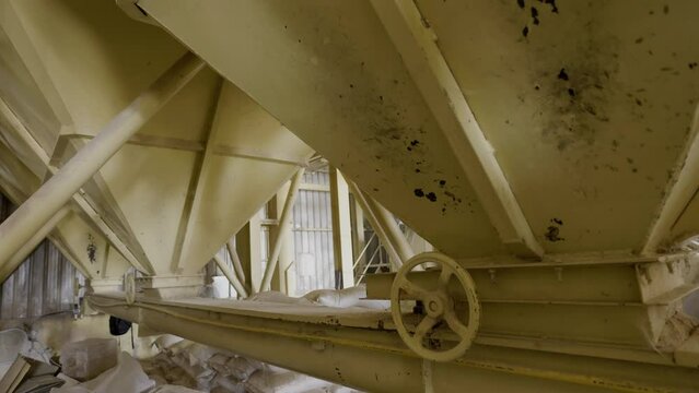 Interior of Poultry Feed Mill Plant, Thailand.