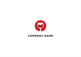 Wine Logo Design Template Vector Illustration Stock Vector