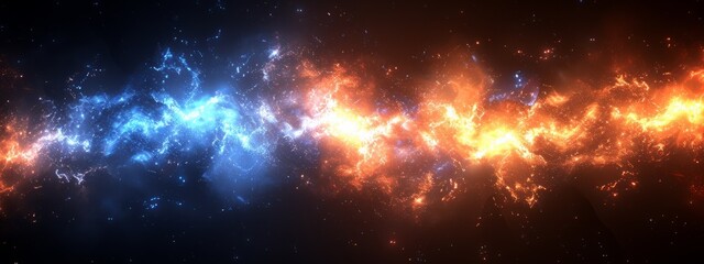 Naklejka premium Whispers of the Cosmos