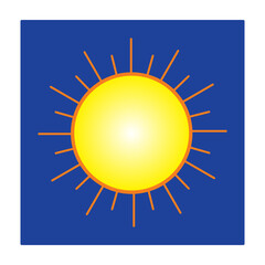 sun vector illustration