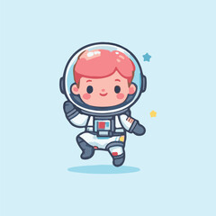 cartoon astronout cute