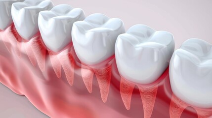Periodontitis also called gum disease, A serious gum infection that damages the soft tissue around teeth. Without treatment, periodontitis can destroy the bone that supports your teeth