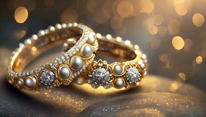 a close up of a ring on a table, a digital rendering by senior artist, cg society contest winner - obrazy, fototapety, plakaty