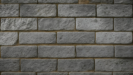 Texture of old gray concrete brick wall background