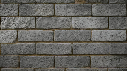 Fototapeta premium Texture of old gray concrete brick wall background