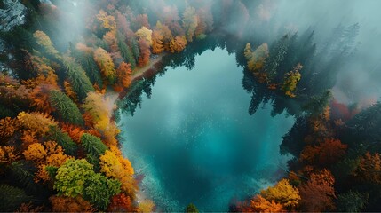 Obraz na płótnie Canvas Drone Photography. Aerial shots captured by drones, especially those highlighting breathtaking landscapes or showcasing environmental concerns, continue to captivate audiences and clients alike.