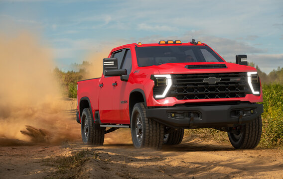 Chevrolet Silverado HD ZR2 Bison-hardcore off-road truck