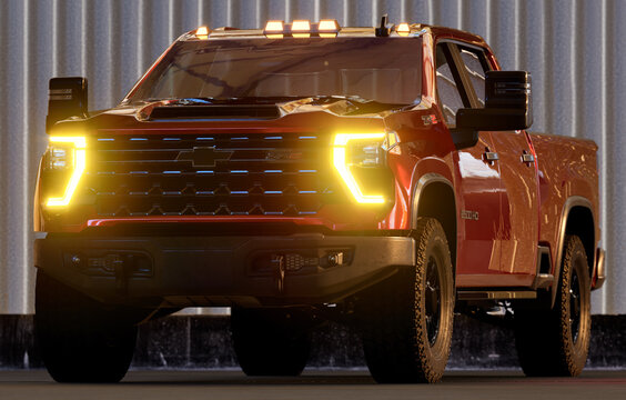 Chevrolet Silverado HD ZR2 Bison-hardcore off-road truck