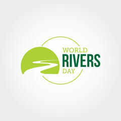 World river day vector illustration. World river day themes design concept with flat style vector illustration. Suitable for greeting card, poster and banner.