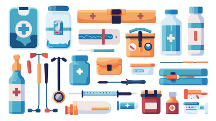 Medical kit isolated icon
