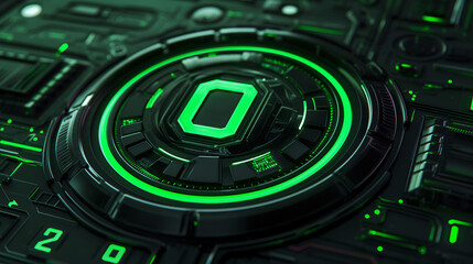 GUI Technology Future style, number 0