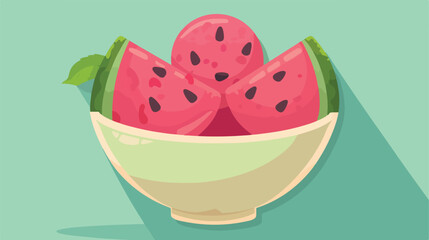 Watermelon Ice Cream Icon