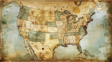 Aged America Map